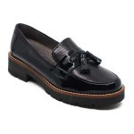 Pitillos mocassin zwart lakleer / leder 5377